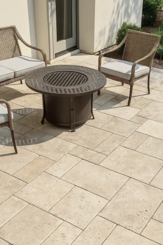 Trawertyn Ivory Classic Mix Bębnowany 3 cm | Komplet Rzymski 0,742 m2