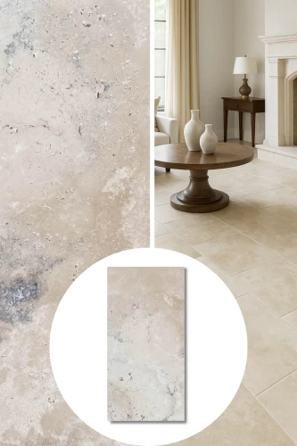 Trawertyn Ivory Classic Mix Bębnowany 40,6x61x1,2 cm