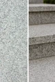 Stopnica granitowa szara płomieniowana Bianco Sardo G602 150x33x2 cm