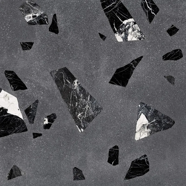 Medley Dark Grey Rock 60x60 Mat lastryko