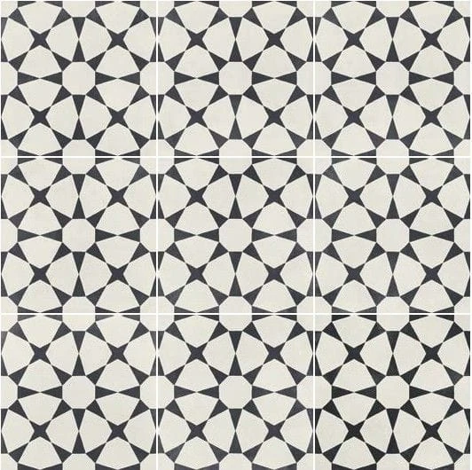 Płytka Gresowa Harmony Cuban White Star | 22,3x22,3 cm