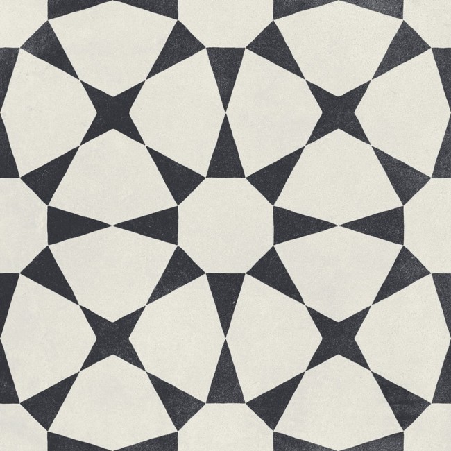 Płytka Gresowa Harmony Cuban White Star | 22,3x22,3 cm