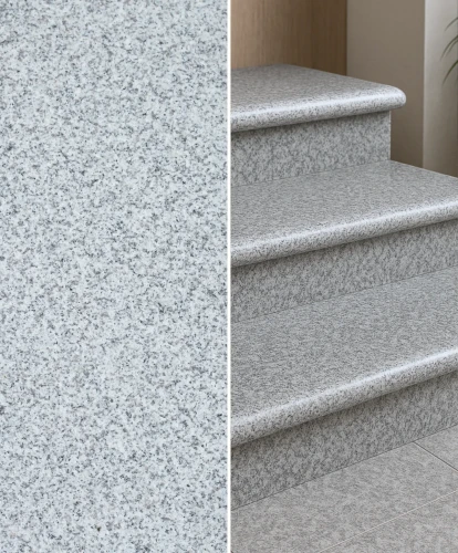 Zestaw Stopnica Płomień + Podstopnica Poler Granitowa G603 Płomieniowana 100x35/15x2 cm Bullnose