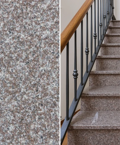 Zestaw Stopnica Poler + Podstopień Poler Granitowy G664 150x33x2 / 150x15x2 Polerowany