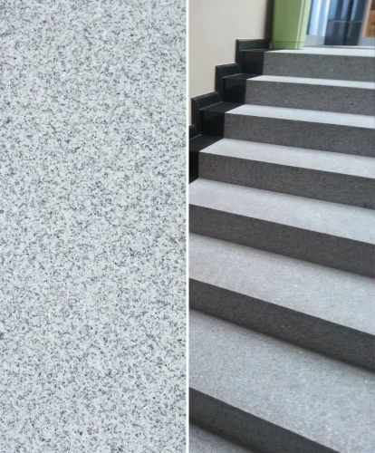 Stopnica Granitowa G603 Szary Płomieniowany 150x33x2 cm