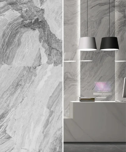 Płyta Węglowa WPC Grey Wave Matowa 280x112x0,8 cm