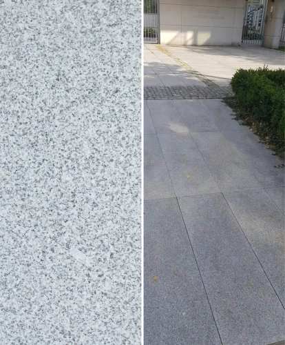 Płytka granitowa szara płomieniowana G603 120x60x3