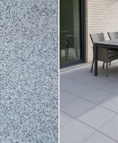 Płytka granitowa szara matowa G603 honed 60x60x1,5 cm