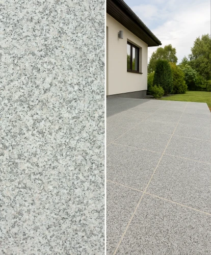 Płytka Granitowa G602 Bianco Sardo Płomieniowana 40x60x2 cm