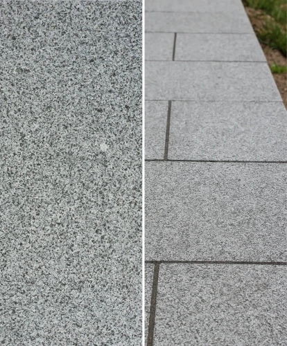 Płytka granitowa ciemnoszara płomieniowana Dark Grey New G654 30,5x61x1 cm