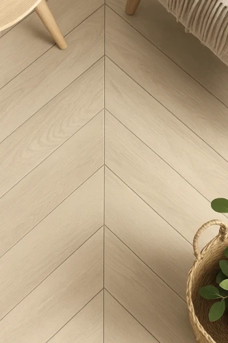 Płytka Gresowa Mimesis Chevron Avorio 11x54 drewnopodobna