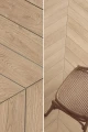 Płytka gresowa Mimesis Chevron Ecru 11x54 jodełka