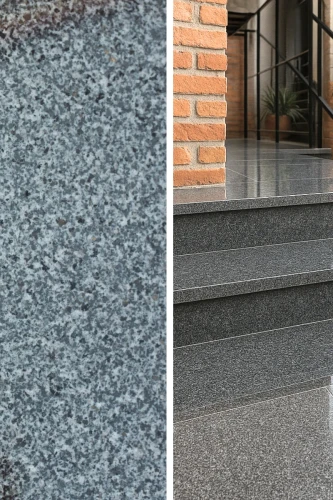 Zestaw Stopnica + Podstopień Granitowy Dark Grey New G654 150x33x2 / 150x15x2 Polerowany