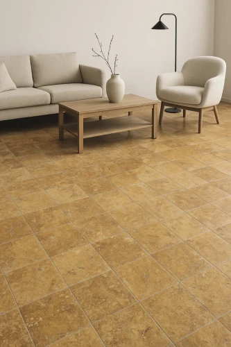 Trawertyn Yellow Szlifowany Niewypełniony Modern Tumbled 20,3×20,3x1,2 cm