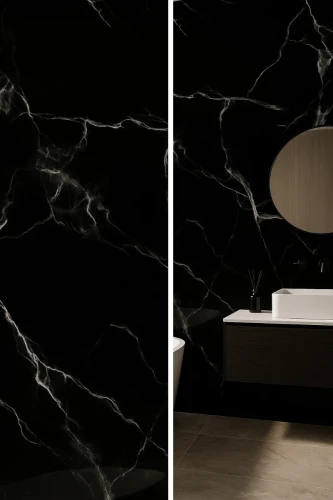 Płyta Węglowa Black Marquina Połysk 280x110 cm