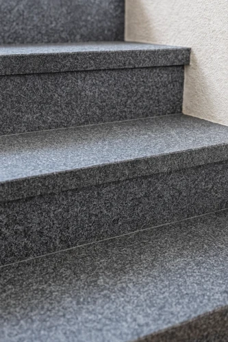 Zestaw Stopnica - Stopień + Podstopień Granitowy Dark Grey New G654 150x33x3 / 150x15x2 Płomieniowany