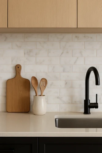 Marmur Afyon Cegiełka Szlifowana 30,5×7,6×1 cm