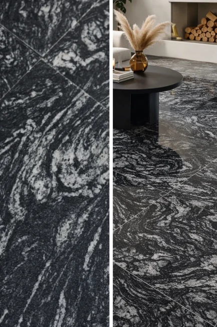 Płytka granitowa Forest Black Polerowana 80x80x2 cm