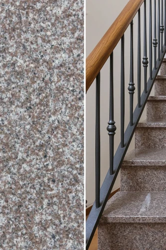 Zestaw Stopień + Podstopień Granitowy Poler G664 150x33x2 cm