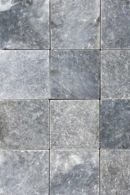 Płytka marmurowa Light Bluestone Bębnowana 20,3x20,3x1,2 cm