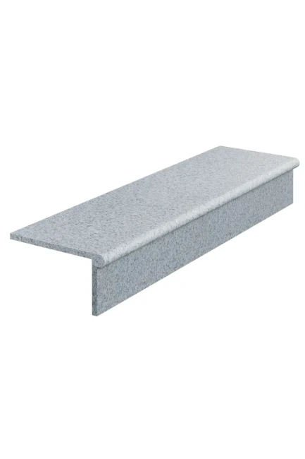 Zestaw Stopień Płomień + Podstopień Granitowy G603 120x35x2 / 120x15x2 Bullnose