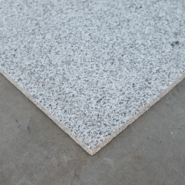 Zestaw Stopień Płomień + Podstopień Granitowy G603 120x35x2 / 120x15x2 Bullnose