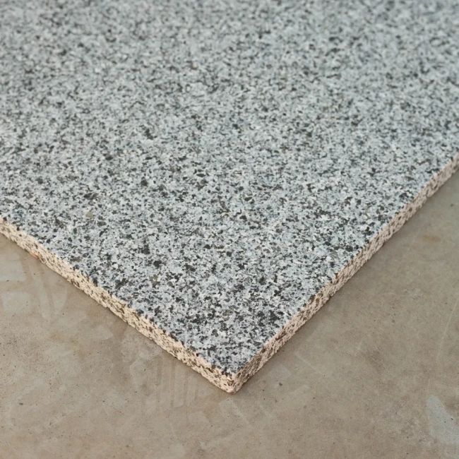 Zestaw Stopień Płomieniowany + Podstopień Granitowy G654 NEW Bullnose 120x35x2 / 120x15x2