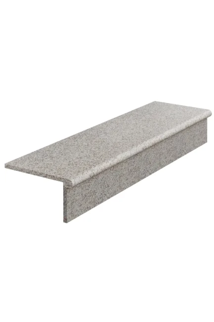 Zestaw Stopnica Płomień + Podstopień Poler Granitowy G682 Bullnose 120x35x2 / 120x15x2