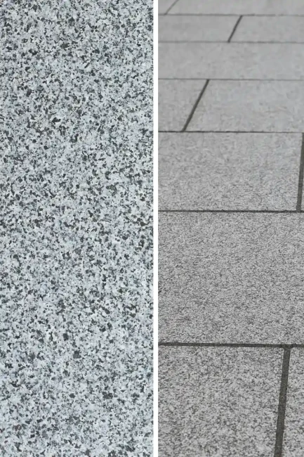 Płytka granitowa płomieniowana Dark Grey New G654 40x60x2 cm