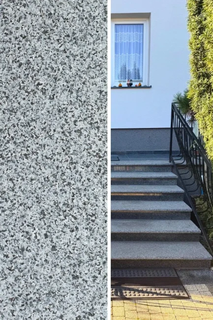 Stopnica granitowa bullnose G654 New Dark Grey 135x35x2 cm