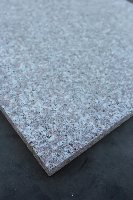 Zestaw Stopień + Podstopień Granitowy G664 Płomieniowany 100x35x2 / 100x15x2 Bullnose