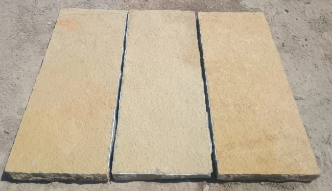 Palisada | Obrzeże Wapienne Tandur Yellow Limestone 100x40x8 cm