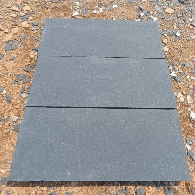Palisada | Obrzeże Wapienne Kadappa Black Limestone 100x40x8 cm