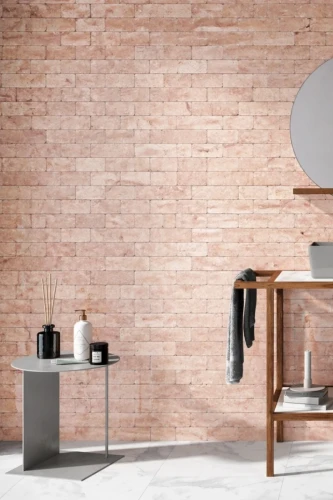 Trawertyn Pink Bębnowany 10x30,5x1 cm