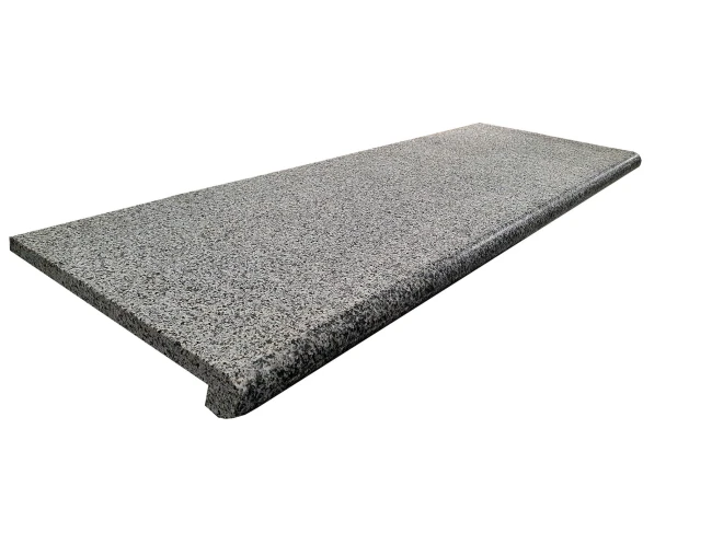 Schodek Granitowy G654 New Dark grey 150x35x2 stopnica płomień Bullnose