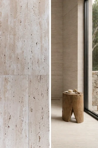 Trawertyn Bianco Classic Vein Cut Szczotkowany 30,5x61x1,2 cm