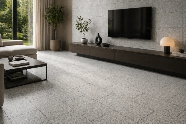 Płytka Granitowa Szara Płomieniowana G602 Bianco Sardo 30x60x1 cm