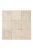 Płytka marmurowa Queen Beige Bębnowana 10x10x1 cm