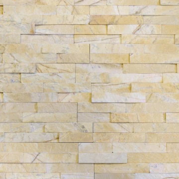 Kamień Elewacyjny Dekoracyjny Marmur Stackstone Żółty Naturalny 10x36x0,8-1,3 cm