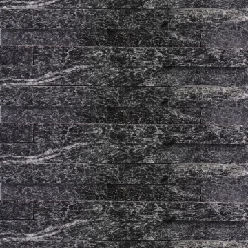 Kamień Elewacyjny Dekoracyjny Kwarcyt Stackstone Czarny Naturalny 10x36x0,8-1,3 cm