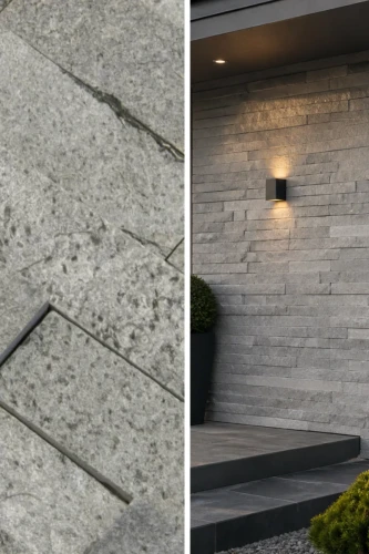 Kamień Elewacyjny Dekoracyjny Kwarcyt Stackstone Szary Naturalny 15x60x1-2 cm