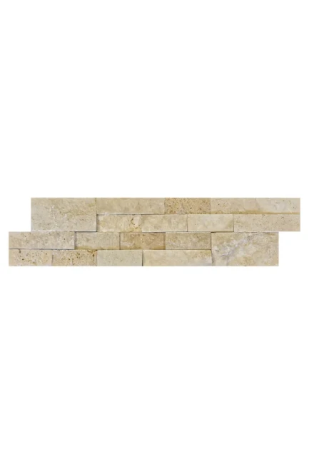 Kamień Elewacyjny Dekoracyjny Trawertyn Stackstone Classic Łupany 15,2x61x1-1,5 cm