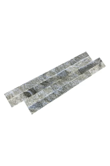 Kamień Elewacyjny Dekoracyjny Marmur Stackstone Szaro-Czarny Naturalny 10x36x0,8-1,3 cm