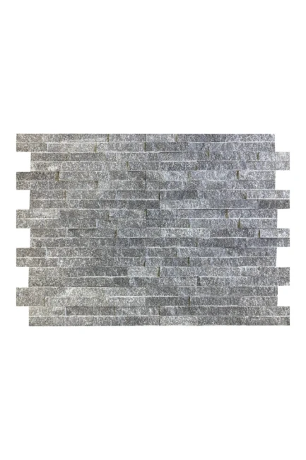 Kamień Elewacyjny Dekoracyjny Marmur Stackstone Czarny Naturalny 10x36x0,8-1,3 cm