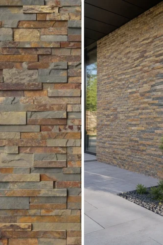 Kamień Elewacyjny Dekoracyjny Łupek Stackstone Multicolor Naturalny 10x36x0,8-1,3 cm