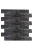 Kamień Elewacyjny Dekoracyjny Kwarcyt Stackstone Czarny Naturalny 10x36x0,8-1,3 cm