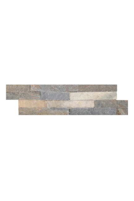Kamień Elewacyjny Dekoracyjny Łupek Stackstone Beżowy Naturalny 10x36x0,8-1,3 cm