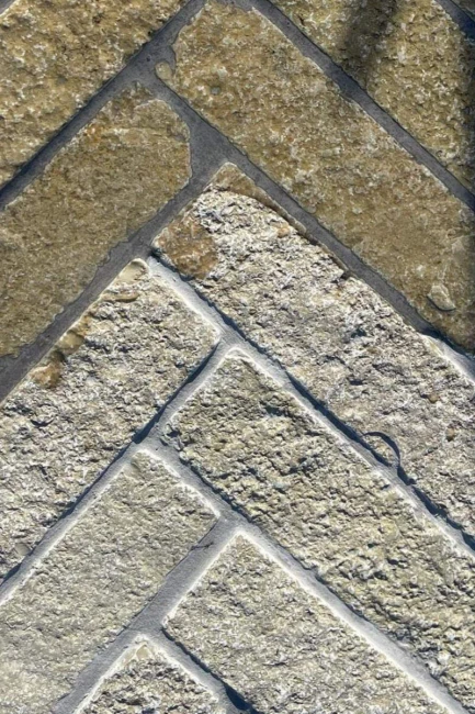Kostka Brukowa Wapienna Tandur Yellow Limestone Bębnowana 5x5x20 cm