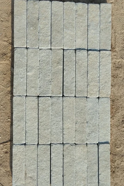 Kostka Brukowa Wapienna Tandur Yellow Limestone Bębnowana 5x5x20 cm