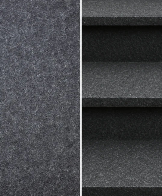 Stopnica płomieniowana G690 Bazalt Black 135x33x2 cm